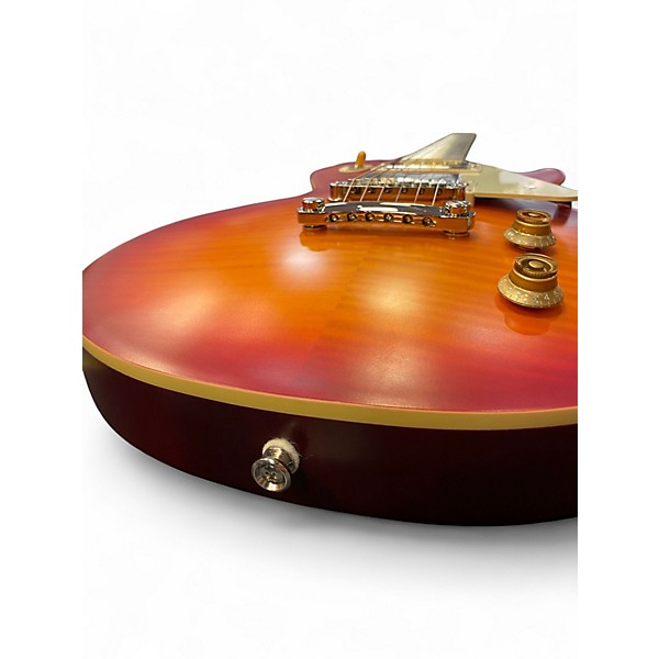 Used Epiphone inspired by gibson 1959 les paul Cherry Sunburst Solid Body Electric Guitar