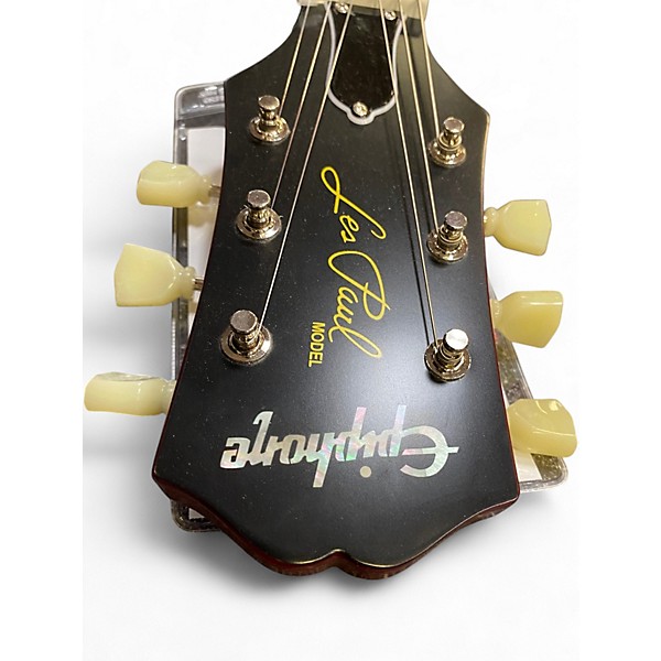 Used Epiphone inspired by gibson 1959 les paul Cherry Sunburst Solid Body Electric Guitar