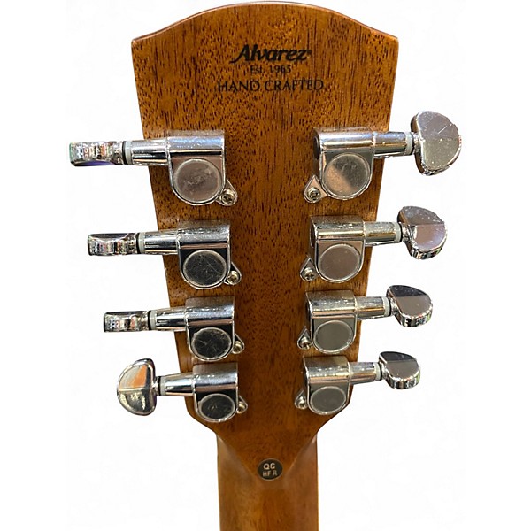 Used Alvarez AG60CE 8 string Butterscotch Acoustic Electric Guitar