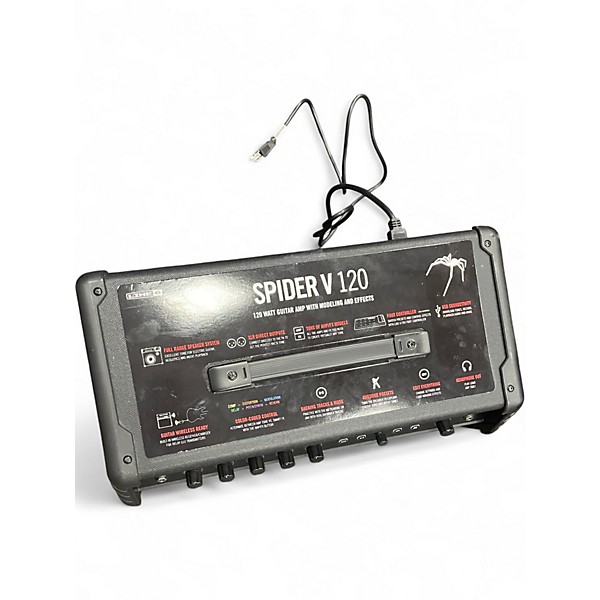 Used Line 6 Spider V 120 1x12 Guitar Combo Amp