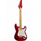 Used Sawtooth STRAT RED SPARKLE Solid Body Electric Guitar thumbnail