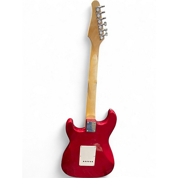 Used Sawtooth STRAT RED SPARKLE Solid Body Electric Guitar