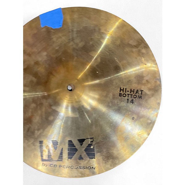Used CB Percussion 14in MX Series hihat pair Cymbal