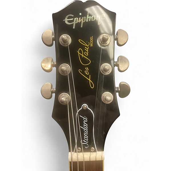 Used Epiphone Les Paul Standard Black Solid Body Electric Guitar