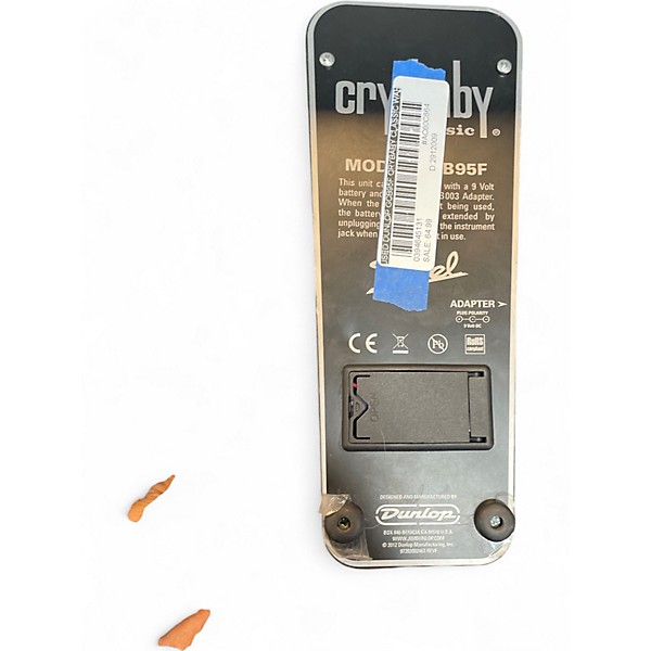 Used Dunlop GCB95F Crybaby Classic Wah With Fasel Inductor Effect Pedal