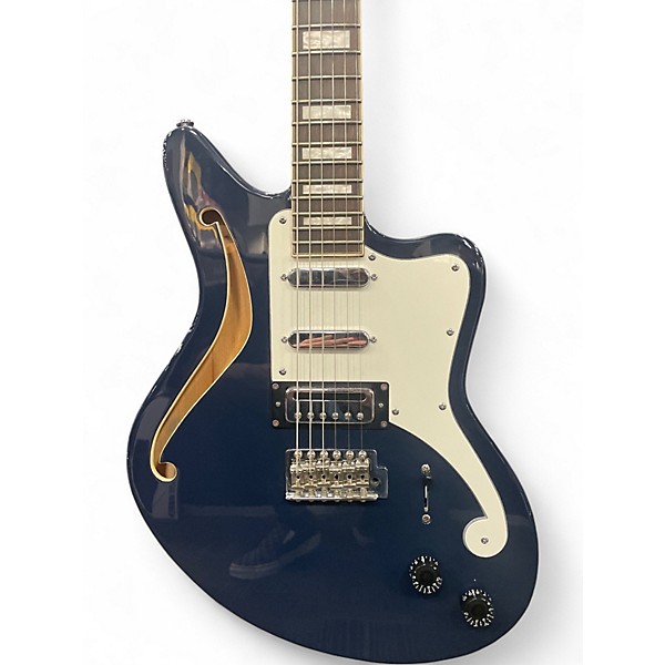 Used D'Angelico Premier Series Bedford SH Limited-Edition Navy Blue Hollow Body Electric Guitar
