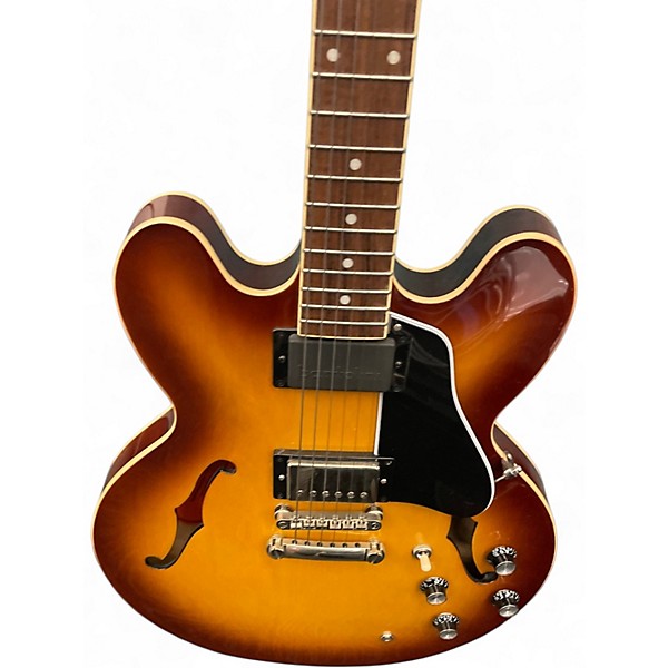 Used Epiphone ES355 IG 2 Tone Sunburst Solid Body Electric Guitar