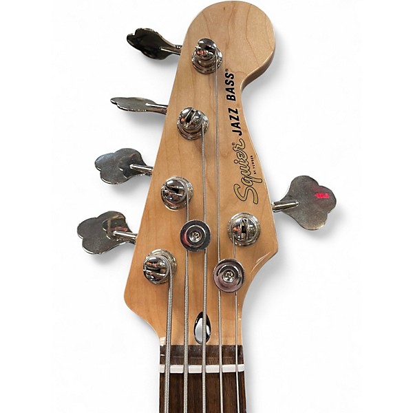 Used Squier Affinity Jazz Bass V 5 String Sunburst Electric Bass Guitar