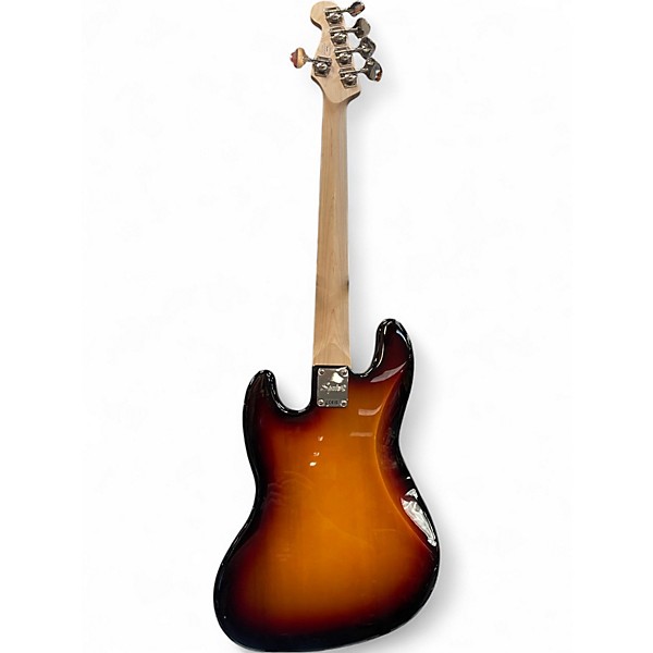 Used Squier Affinity Jazz Bass V 5 String Sunburst Electric Bass Guitar