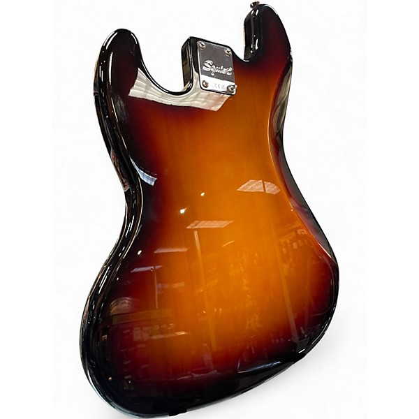 Used Squier Affinity Jazz Bass V 5 String Sunburst Electric Bass Guitar