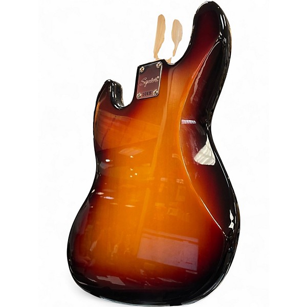 Used Squier Affinity Jazz Bass V 5 String Sunburst Electric Bass Guitar