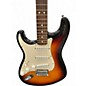Used Fender STRATOCASTER LH MEXICO 2 Color Sunburst Solid Body Electric Guitar