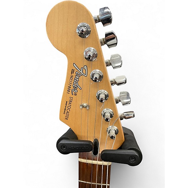 Used Fender STRATOCASTER LH MEXICO 2 Color Sunburst Solid Body Electric Guitar