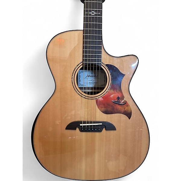 Used 2024 Alvarez AEG70CE Armrest Natural Acoustic Electric Guitar