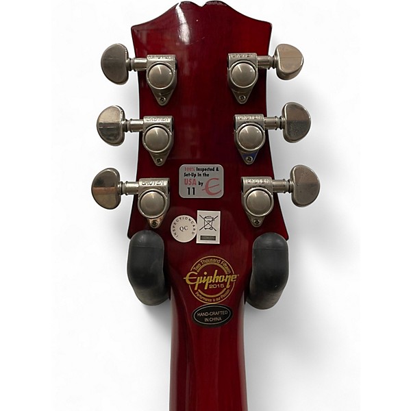 Used Epiphone Wildkat with Bigsby Wine Red Hollow Body Electric Guitar