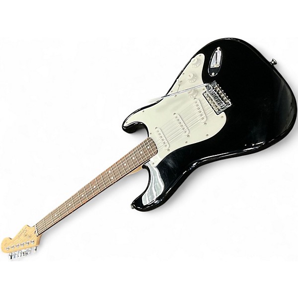 Used 2010s Squier Affinity Stratocaster Black  Solid Body Electric Guitar