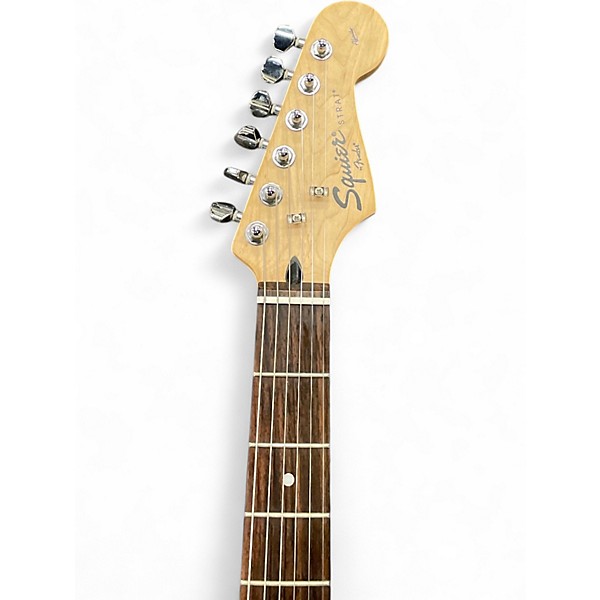 Used 2010s Squier Affinity Stratocaster Black  Solid Body Electric Guitar