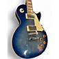 Used 2011 Epiphone Les Paul Standard Pro Blue Burst Solid Body Electric Guitar