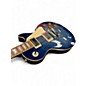 Used 2011 Epiphone Les Paul Standard Pro Blue Burst Solid Body Electric Guitar