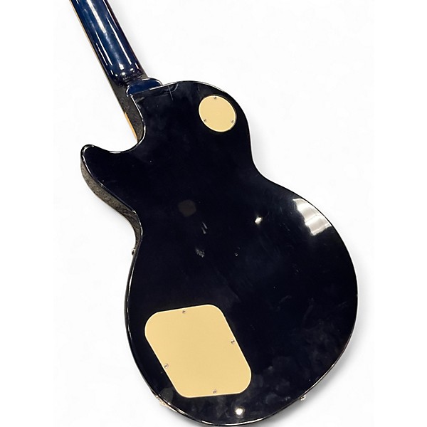 Used 2011 Epiphone Les Paul Standard Pro Blue Burst Solid Body Electric Guitar