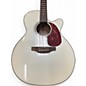 Used Takamine GN37CE White Acoustic Electric Guitar