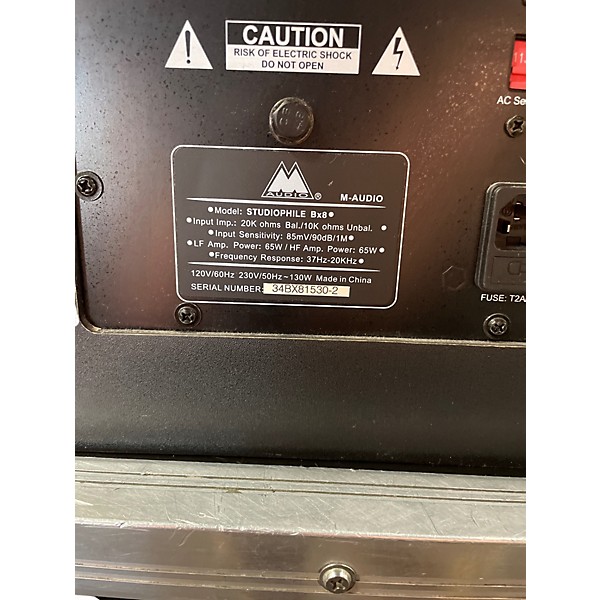Used M-Audio STUDIOPHILE BX8 PAIR Powered Monitor