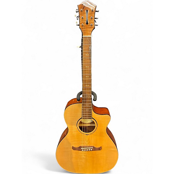 Used Fender FA345-CE Natural Acoustic Guitar