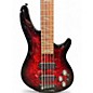Used Schecter Guitar Research OMEN ELITE BLACK CHERRY BURST Electric Bass Guitar