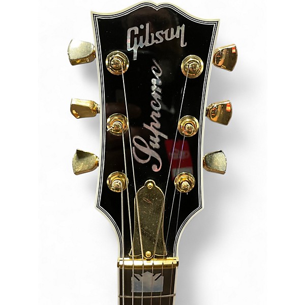 Used 2015 Gibson ES Les Paul Supreme Hollowbody Trampass Green Hollow Body Electric Guitar