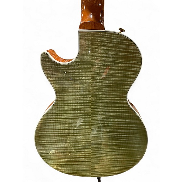 Used 2015 Gibson ES Les Paul Supreme Hollowbody Trampass Green Hollow Body Electric Guitar
