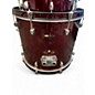 Used Sound Percussion Labs 5 Piece Drumset Wine Red Drum Kit