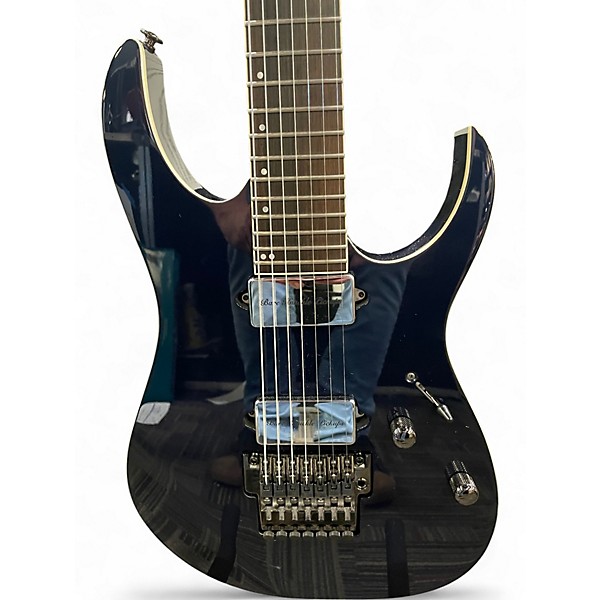 Used 2021 Ibanez RG2027XL PRESTIGE DARK TIDE BLUE Solid Body Electric Guitar