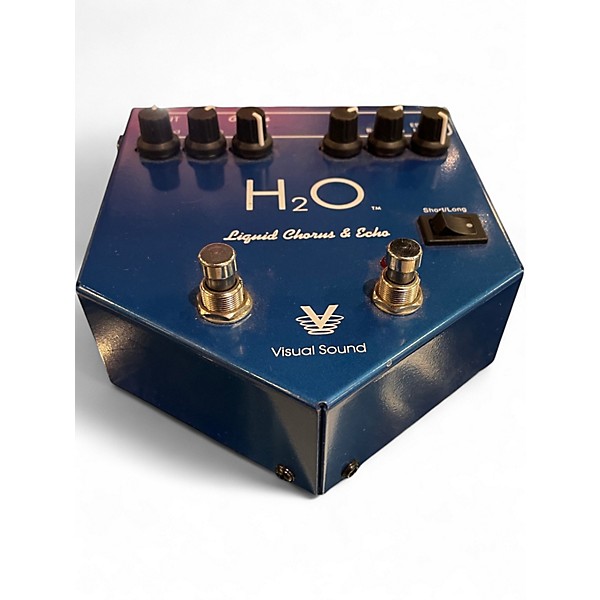 Used Visual Sound H2O Liquid Chorus Echo Effect Processor