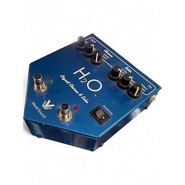 Used Visual Sound H2O Liquid Chorus Echo Effect Processor