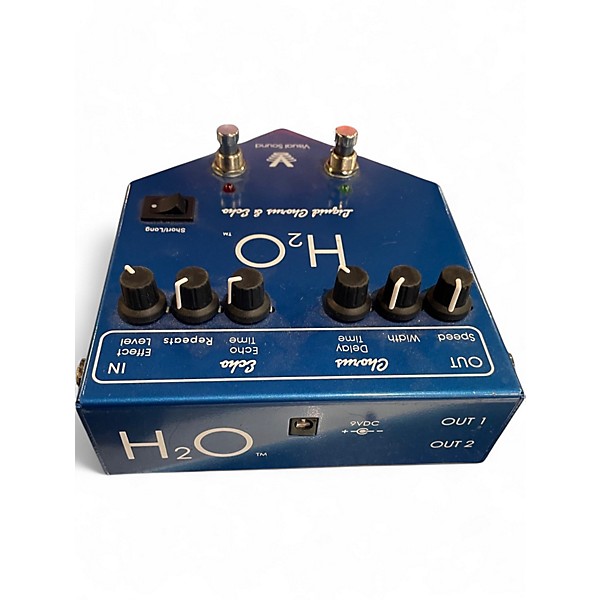 Used Visual Sound H2O Liquid Chorus Echo Effect Processor