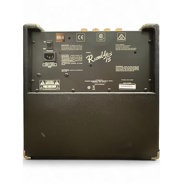 Used Fender Rumble 15 V2 15W 1X8 Bass Combo Amp