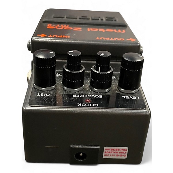 Used BOSS MT2 Metal Zone Distortion Effect Pedal