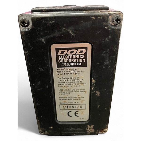 Used DOD FX69B Grunge Distortion Effect Pedal