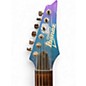 Used Ibanez GRG121SP Blue Metal Chameleon Solid Body Electric Guitar