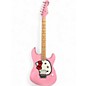 Used Squier Hello Kitty Stratocaster Single Hum Pink With Kitty Pickguard Pink Solid Body Electric Guitar thumbnail
