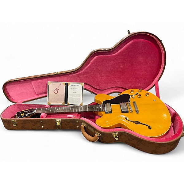 Used Gibson Custom Murphy Lab 1958 ES-335 Heavy Aged Dirty Blonde Hollow Body Electric Guitar