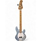 Used Sterling by Music Man Ray34 FIREMIST SILVER Electric Bass Guitar thumbnail
