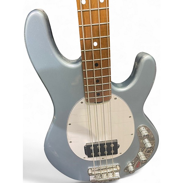 Used Sterling by Music Man Ray34 FIREMIST SILVER Electric Bass Guitar