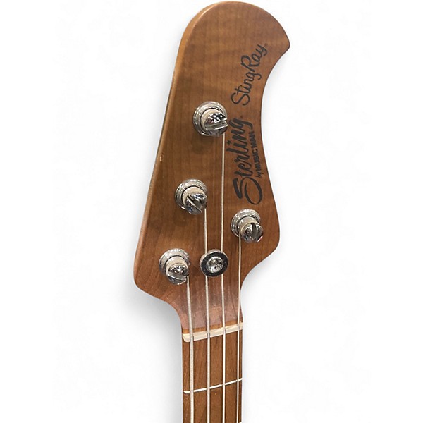 Used Sterling by Music Man Ray34 FIREMIST SILVER Electric Bass Guitar
