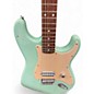Used Squier Tom Delonge Signature Stratocaster Seafoam Green Solid Body Electric Guitar