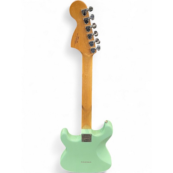 Used Squier Tom Delonge Signature Stratocaster Seafoam Green Solid Body Electric Guitar