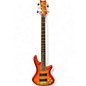 Used Schecter Guitar Research DIAMOND SERIES ELITE 5 Trans Orange Electric Bass Guitar thumbnail