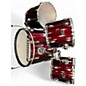 Used Ludwig 4 Piece Accent Wine Red Drum Kit