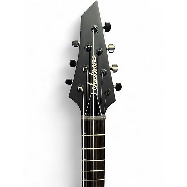 Used Jackson JS22-7 Dinky 7 String Satin Black Solid Body Electric Guitar