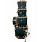 Used Mapex 5 Piece PRO M Emerald Green Drum Kit